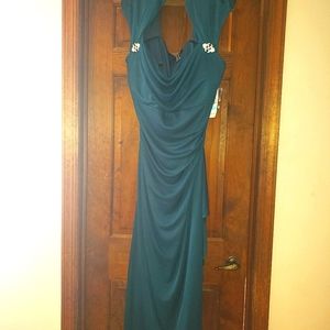NWT Emerald green gown